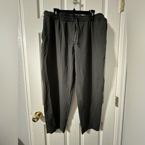 Charcoal Grey Lululemon Luxtreme Straight Leg Pants